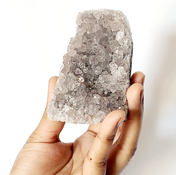 Amethyst Crystal Cluster with Large Flat Base Geode - Picture 12 of 13